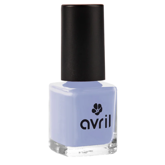 Vernis à ongles bleu layette